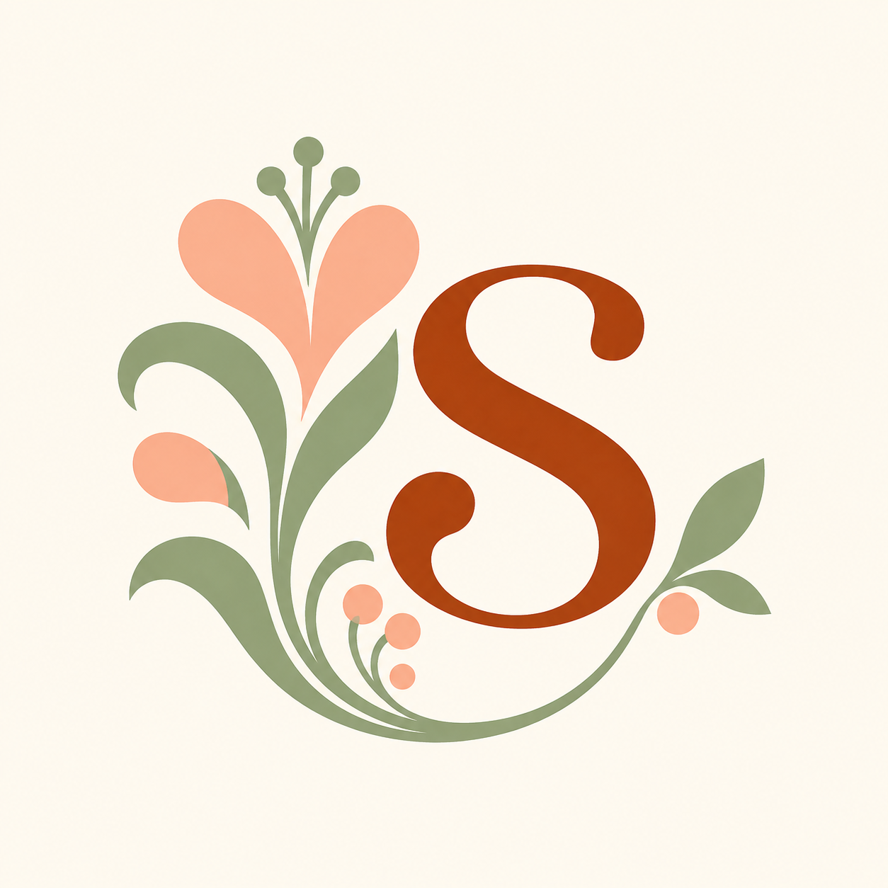 Siggely floral S logo